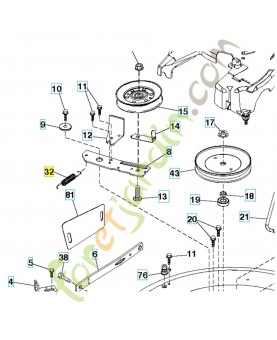 Ressort de rappel Husqvarna réf. 532401872