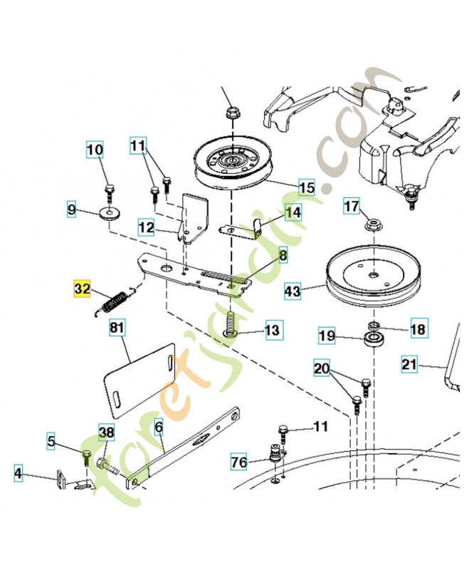 Ressort  référence 532401872