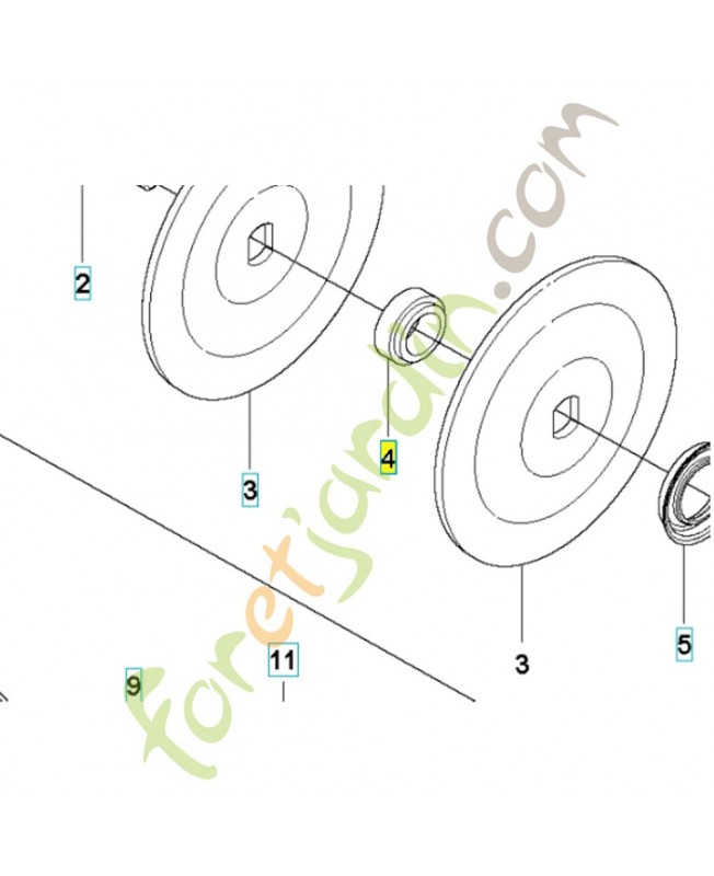 Douille 506379620. Pièce détachée Husqvarna