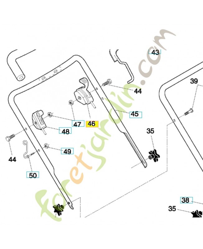 Cable frein moteur / embrayage 532196541