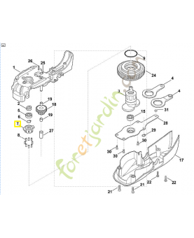Entraineur 6460-162-3200. Pièce de rechange Sithl / Vicking