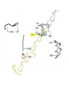 Ressort 530029861. Pièce de rechange Husqvarna 
