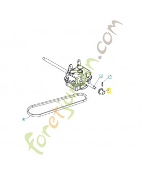 Pignon 9 dents 504051101. Pièce de rechange Husqvarna