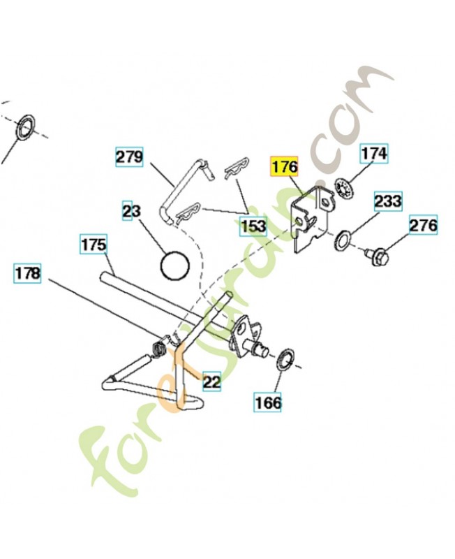 Chape levier de vitesse Chape levier de vitesse