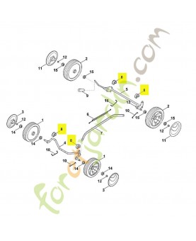 Crampon d'axe 6371-704-1200