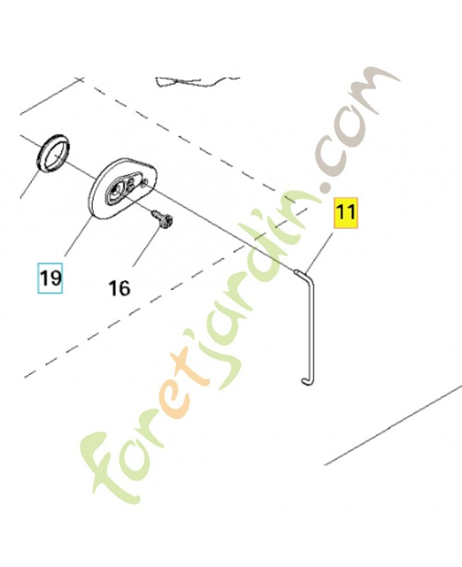 Levier référence 537349001