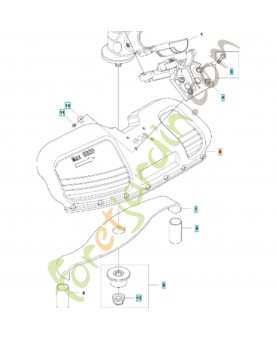Protege lame  Husqvarna ref. 544026502