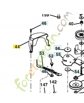 Protège palier 532140088. Pièce de rechange Husqvarna