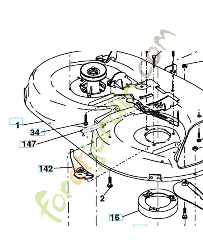 Ressort de tension courroie