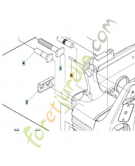 Goupille 503240905. Pièce de rechange Husqvarna