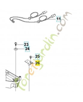 Circuit imprime complet. Pièce détachée Husqvarnaréférence 592852201 remplace référence 578788803 ; 535123102 ; 535123101