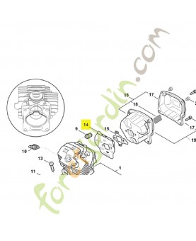 Tole de refroidissement stihl réf : 1142-141-3200