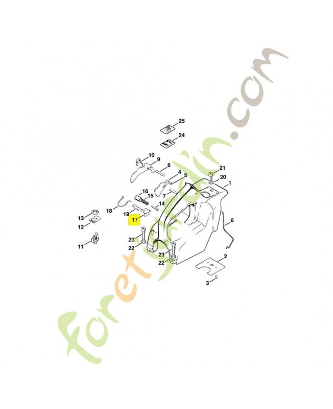 Poussoir 1108-084-4100. Pièce de rechange Sithl