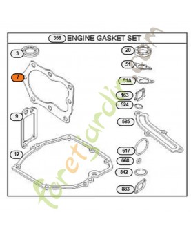 692249 Joint culasse Briggs & Stratton 0003-000-1075