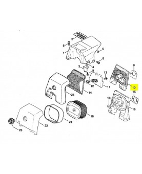 Filtre a air 1122-120-1621. Pièce détachée Stihl / Vicking