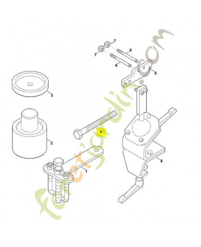 Vis de lame mb 9008-319-9067