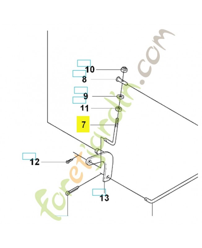 Support 506908201 husqvarna