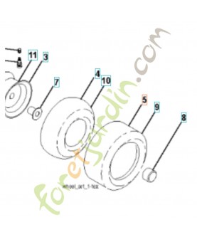 Pneu avant hd.15x6x6