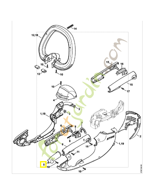 Capuchon 4812-791-9202. Pièce de rechange Sithl / Vicking