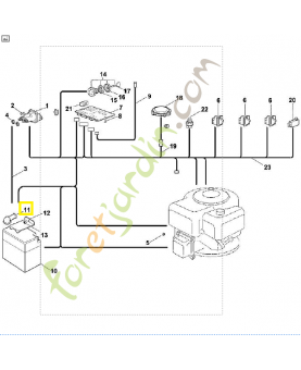 Capuchon 6151-405-5100. Pièce de rechange Sithl / Vicking