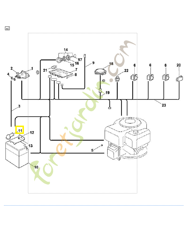 Capuchon 6151-405-5100. Pièce de rechange Sithl / Vicking