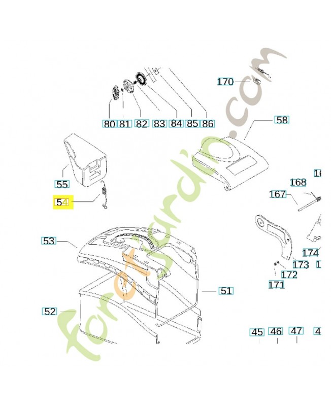 Ressort  référence 531205831