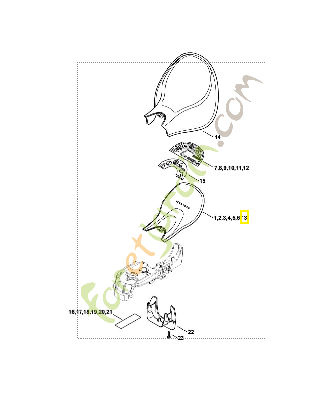 Protege main hse 61/71 4812-790-9106
