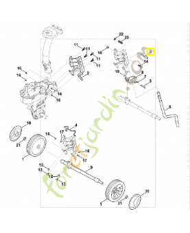 Boulon 6241-716-2000. Pièce de rechange Sithl / Vicking