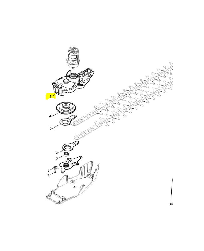 Carter de réducteur stihl réf. 4851-640-0501