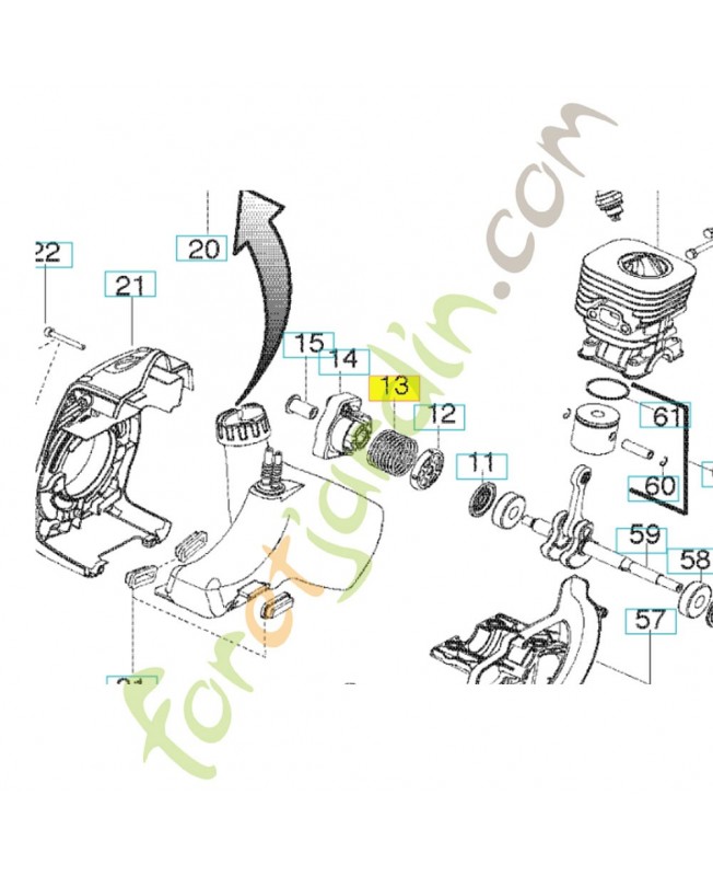 Ressort 545160301 Pièce de rechange Husqvarna