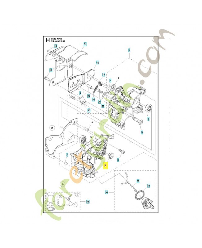 Joint 588139701. Pièce détachée Husqvarna