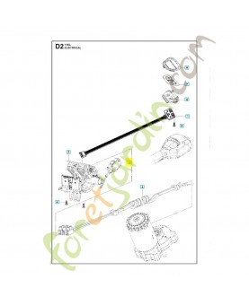 Micro interrupteur 590808502. Pièce détachée Husqvarna