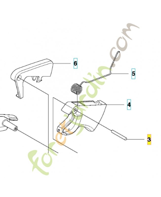 Goupille 720182520 husqvarna