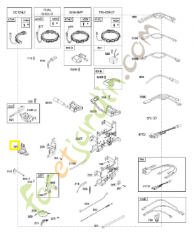 691656 Solenoide demarreur