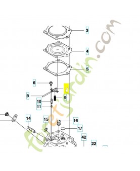 Levier 505316734. Pièce de rechange Husqvarna
