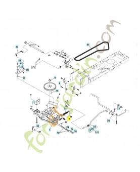 Ressort (frein de boite) 532146682. Pièce de rechange Husqvarna