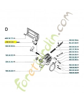 Étrier 508042323. Pièce de rechange Husqvarna