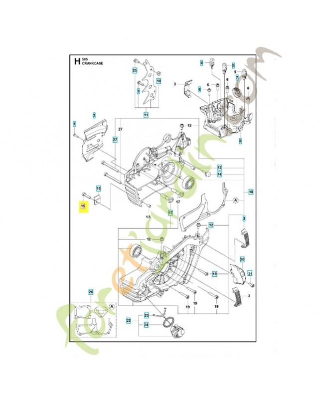 Vis itxscm 544218401. Pièce détachée Husqvarna