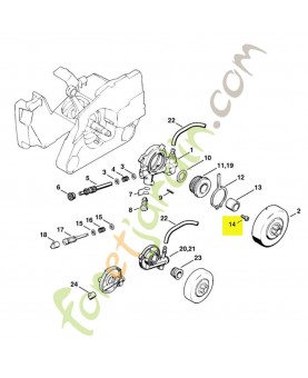 Vis cylindrique is m4 x 12 9022-313-0660. Pièce de rechange Sithl / Vicking