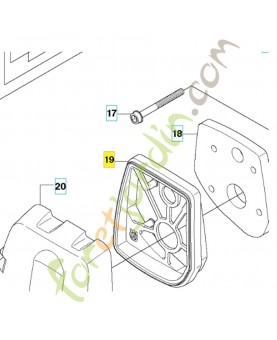 Cadre de filtre husqvarna ref. 537314201