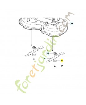Rondelle de serrage de lame 506792303. Pièce de rechange Husqvarna