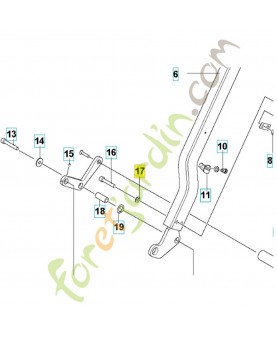 Rondelle 734116441. Pièce de rechange Husqvarna