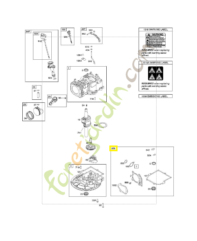 595350 jeu de joints moteur