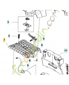 Cadre 579458004. Pièce de rechange Husqvarna