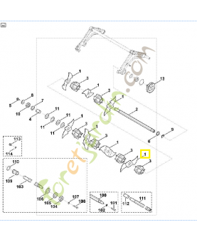 Couteau 6290-702-0100. Pièce de rechange Sithl / Vicking