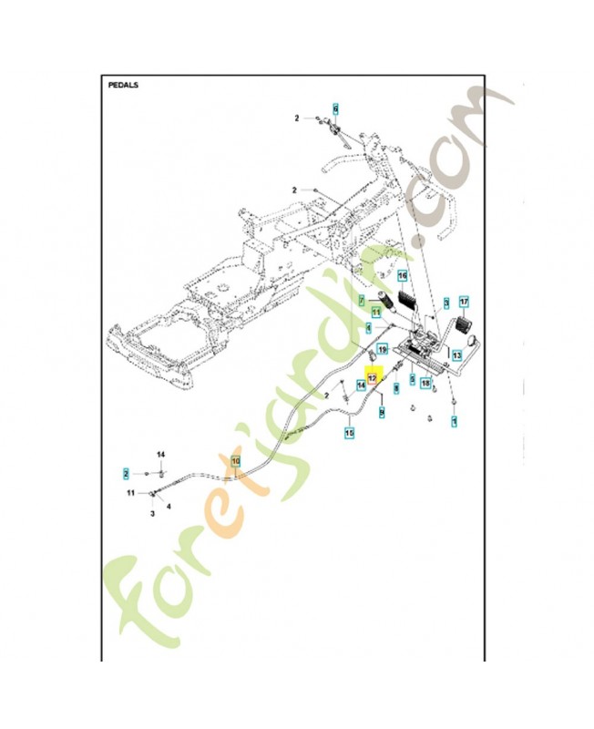 Support 522430801. Pièce de rechange Husqvarna Remplace référence 544341701 Support 522430801. Pièce de rechange Husqvarna Remplace référence 544341701
