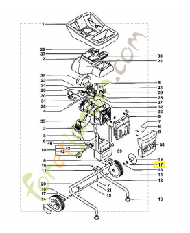 Bague de blocage 6106-704-5110. Pièce de rechange Sithl