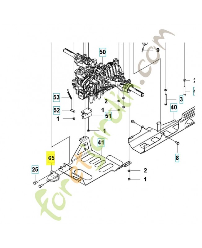 Crochet 506889901. Pièce de rechange Husqvarna