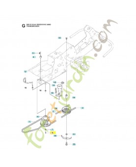 Vis 506556002. Pièce de rechange Husqvarna