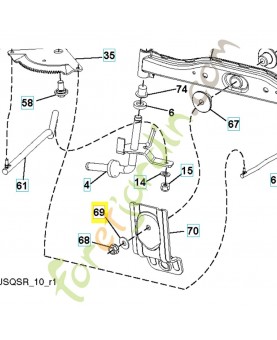 Rondelle 532199162. Pièce de rechange Husqvarna